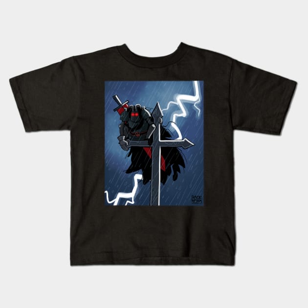 The Edge Knight Returns Kids T-Shirt by Slack Wyrm